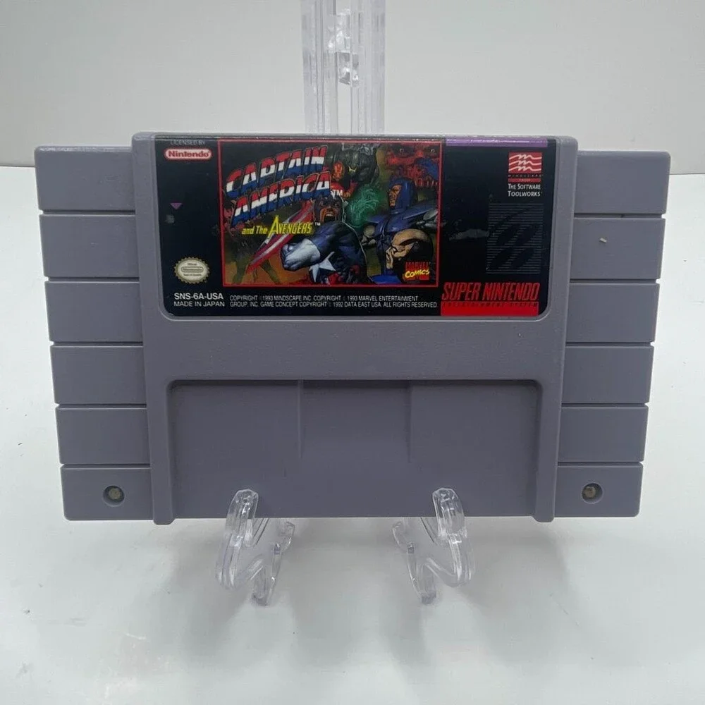 Captain America and The Avengers SNES (Super Nintendo, 1993) Cartridge Only